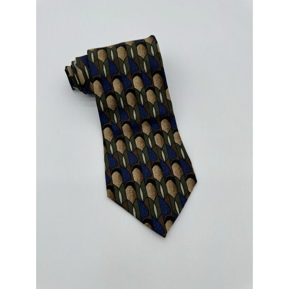 Portico silk tie